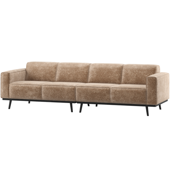 WOOOD Statement 3-Zits Bank 280 cm - Chenille - Velvet Taupe