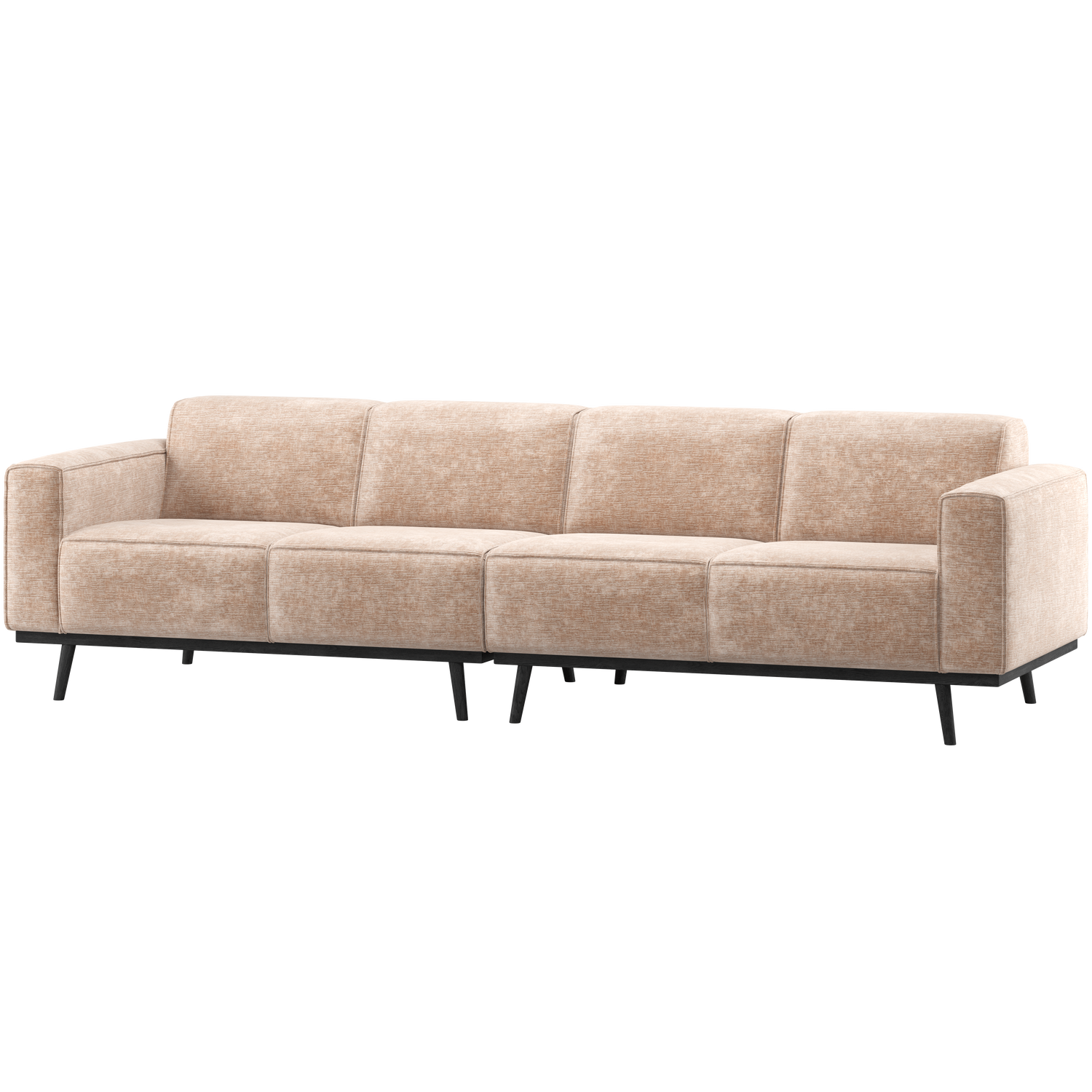 WOOOD Statement 3-Zits Bank 280 cm - Chenille - Velvet Naturel