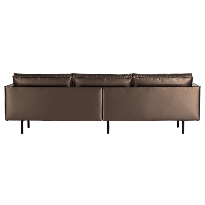 WOOOD Rodeo 3-Zits Bank - Metallic - Koper Bruin - 85x277x86