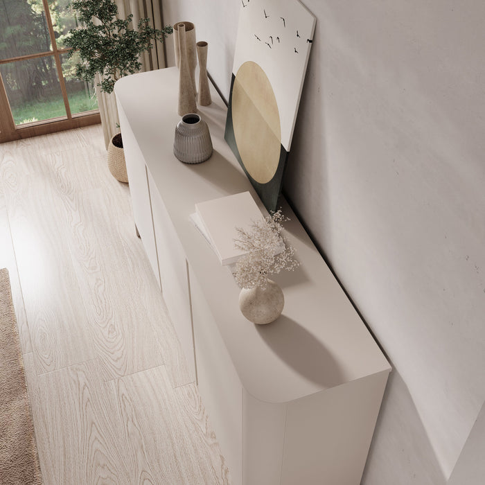 Meubella - Barbados - Dressoir - Beige - 168x39x84 cm