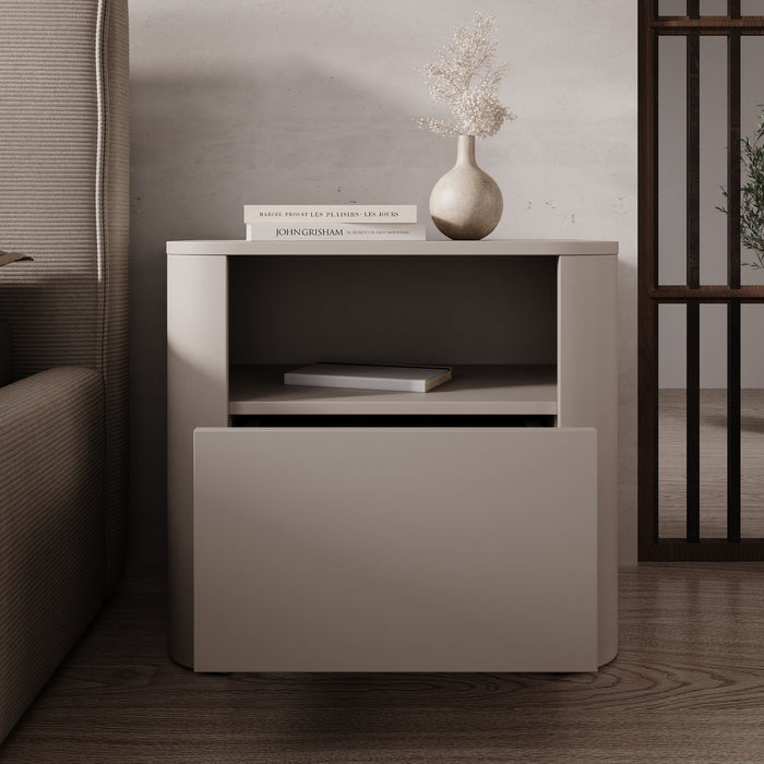 Meubella - Barbados - Nachtkastje - Beige