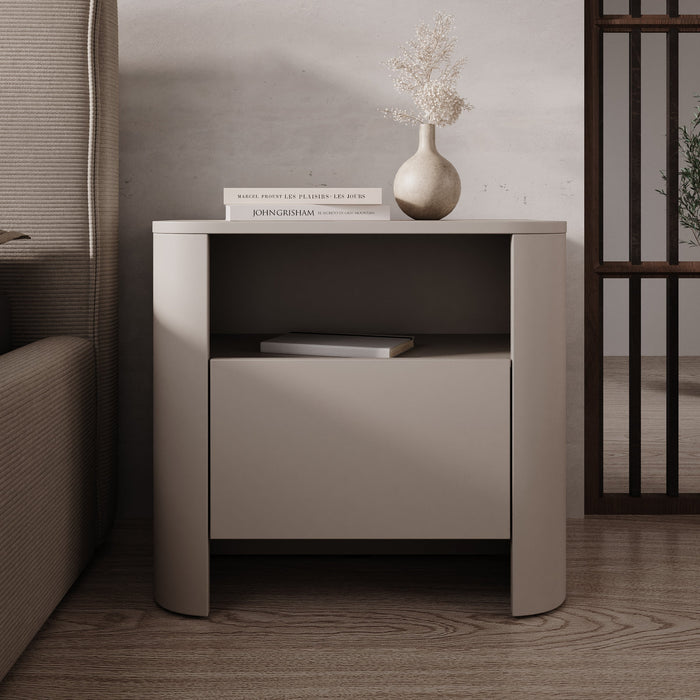 Meubella - Barbados - Nachtkastje - Beige