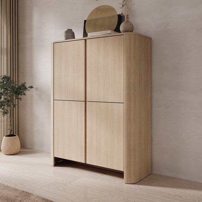 Meubella - Barbados - Dressoir - Eiken - 103x39x132 cm