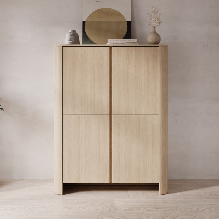 Meubella - Barbados - Dressoir - Eiken - 103x39x132 cm