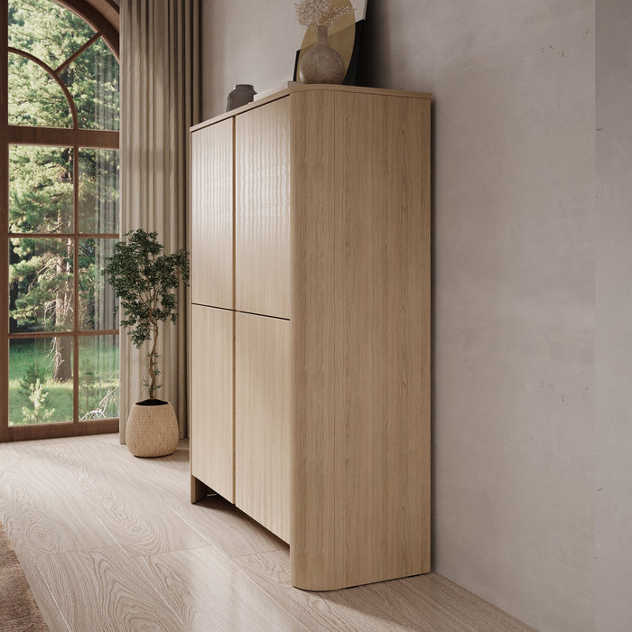 Meubella - Barbados - Dressoir - Eiken - 103x39x132 cm