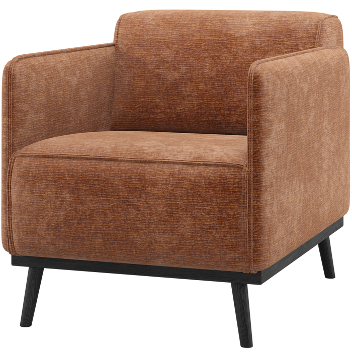 WOOOD Statement Fauteuil Met Arm - Chenille - Velvet Terra