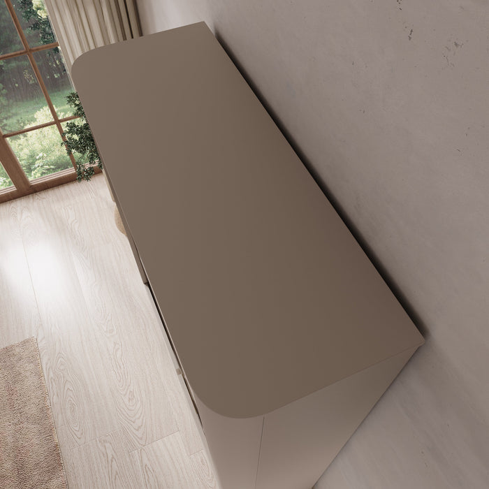 Meubella - Barbados - Boekenkast - Beige - 103x39x170 cm