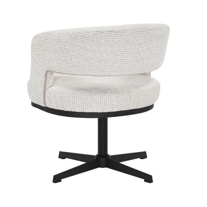 Bronx71 Draaifauteuil Gino gemêleerde stof beige