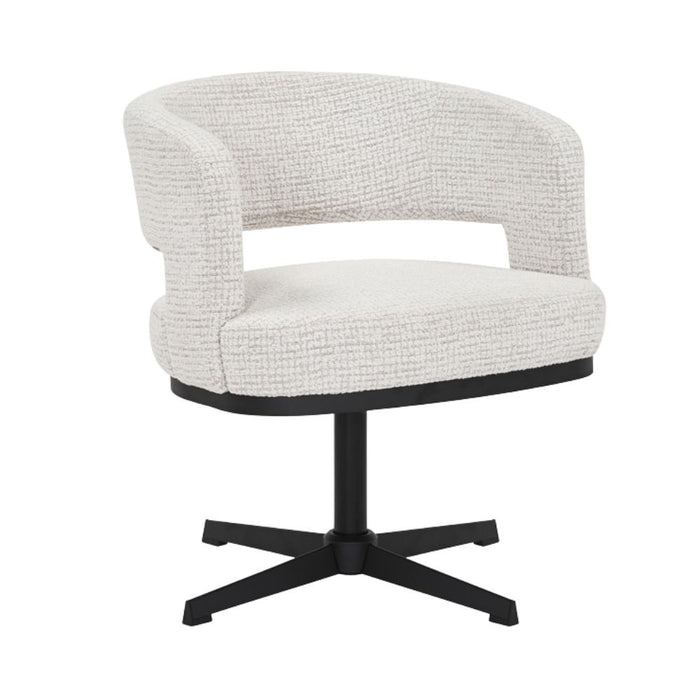Bronx71 Draaifauteuil Gino gemêleerde stof beige