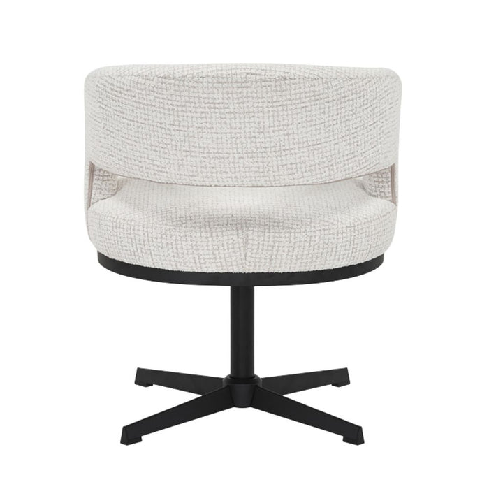 Bronx71 Draaifauteuil Gino gemêleerde stof beige