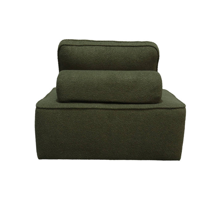 sweeek - Fauteuils boucléstof 1 zitplaats (set van 3)