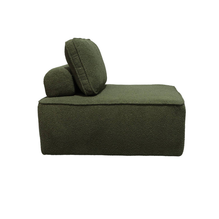 sweeek - Fauteuils boucléstof 1 zitplaats (set van 3)