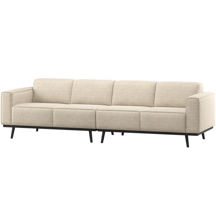 WOOOD Statement 3-Zits Bank 280 cm - Polyester - Beige Melange