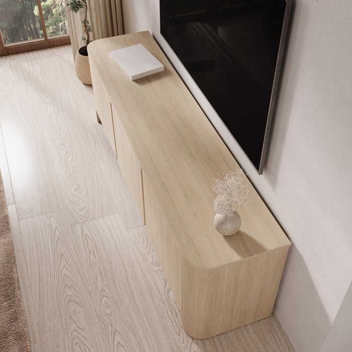 Meubella - Barbados - TV-Meubel - Eiken - 168 cm