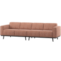 WOOOD Statement 3-Zits Bank 280 cm - Polyester - Terra Melange