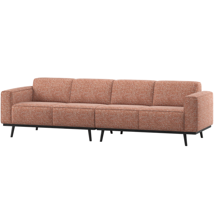 WOOOD Statement 3-Zits Bank 280 cm - Polyester - Terra Melange