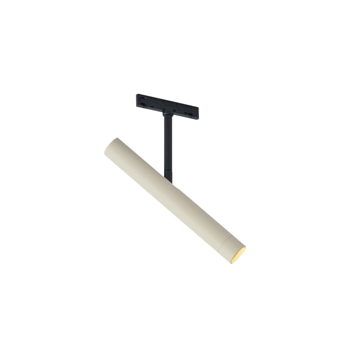 QAZQA Moderne spot beige met zwart voor railsysteem 1-fase - Slimline