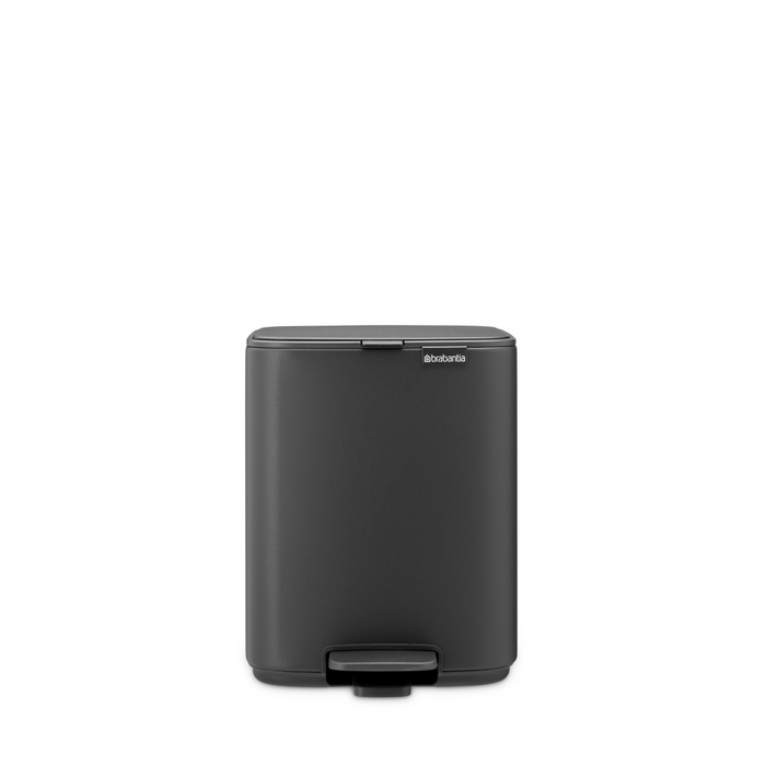 Bo Pedaalemmer 7L, kunststof binnenemmer - Mineral Infinite Grey