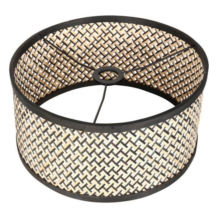 Steinhauer - Booglamp Zwart|Naturel|Zwart Metaal|Bamboe  100x40x250cm