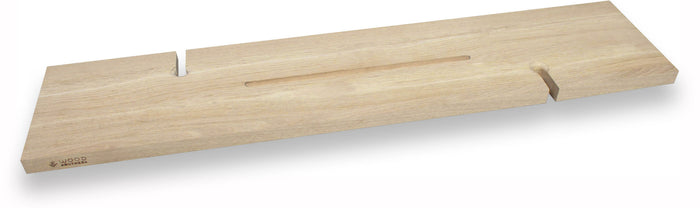 Badplank eiken naturel recht luxe 75 x 20 cm - 25 mm