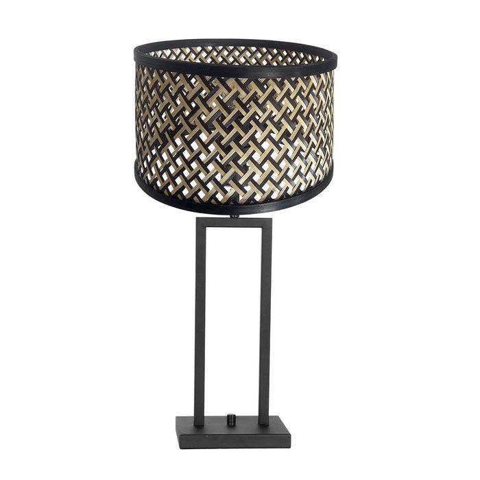 Steinhauer - tafellamp - Stang - zwart - bamboe metaal - schemerlamp