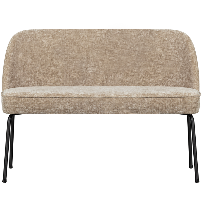 WOOOD Vogue Eetbank - 3D Chenille - Zand - 83x120x59