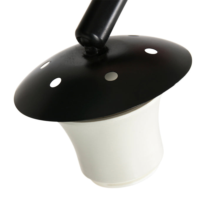 Steinhauer - vloerlamp - Sparkled Light - zwart - bamboe metaal -