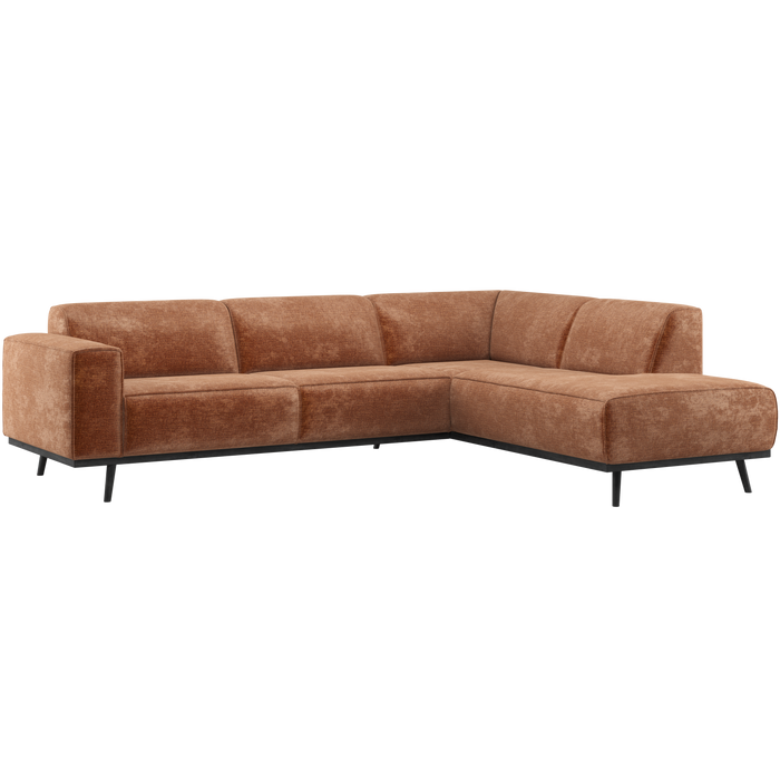 WOOOD Statement Hoekbank Rechts - Chenille - Velvet Terrra
