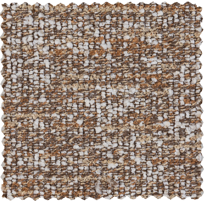 WOOOD Statement Hoekbank Links - Polyester - Lichtbruin Melange