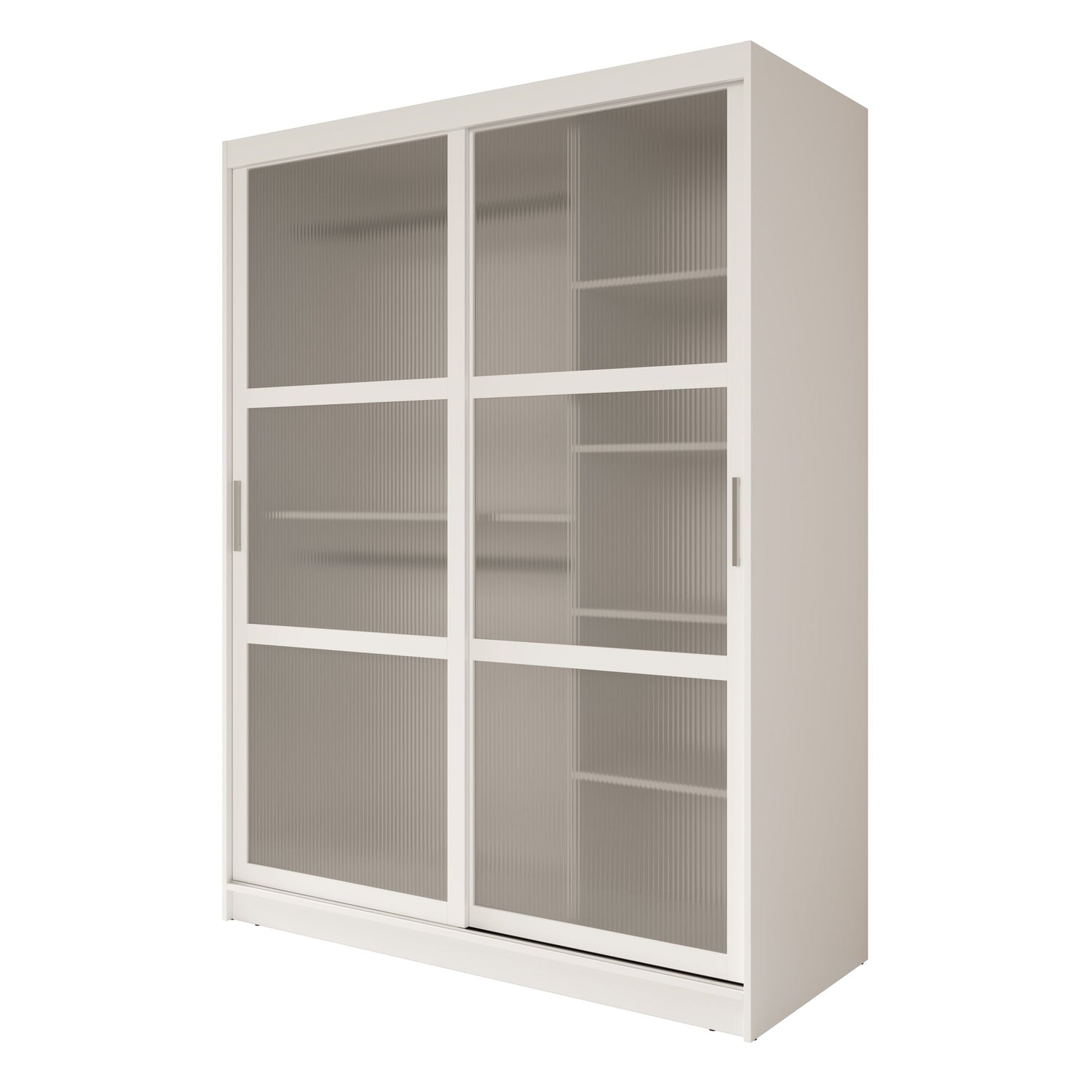 Meubella - Kledingkast Fessaro - Wit - 150 cm