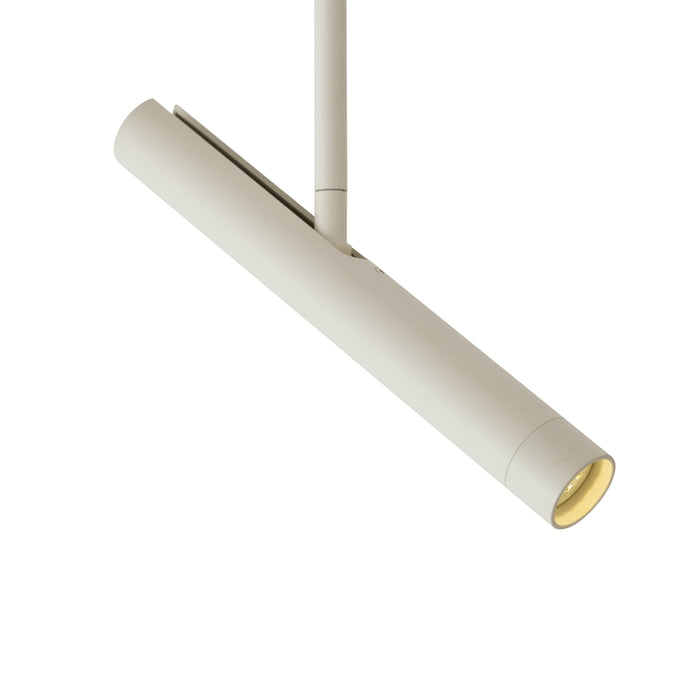 QAZQA Moderne spot beige met wit voor railsysteem 1-fase - Slimline