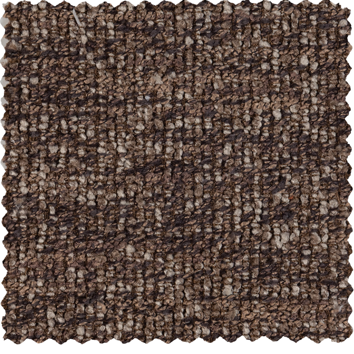 WOOOD Statement Hoekbank Links - Polyester - Bruin Melange