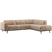 WOOOD Statement Hoekbank Rechts - Chenille - Velvet Taupe
