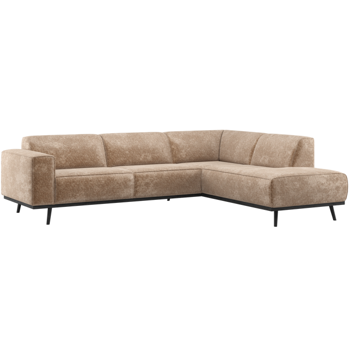 WOOOD Statement Hoekbank Rechts - Chenille - Velvet Taupe