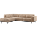 WOOOD Statement Hoekbank Links - Chenille - Velvet Taupe