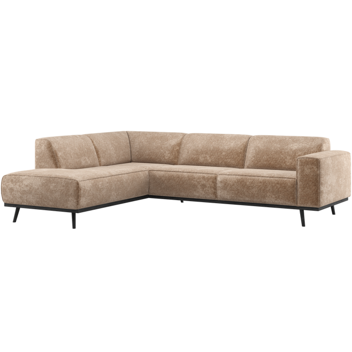 WOOOD Statement Hoekbank Links - Chenille - Velvet Taupe