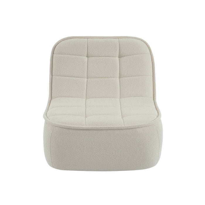 sweeek - Fauteuil bouclé stof 1 zitplaats