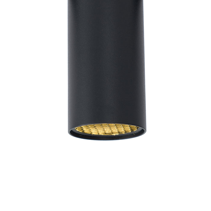 QAZQA Moderne spot zwart voor railsysteem 1-fase GU10 35mm - Slimline