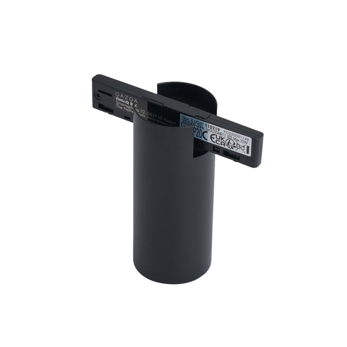 QAZQA Moderne spot zwart voor railsysteem 1-fase GU10 35mm - Slimline