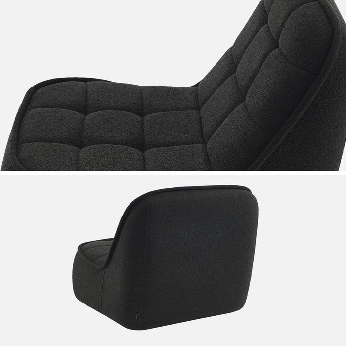 sweeek - Fauteuil bouclé stof 1 zitplaats