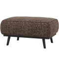 WOOOD Statement Hocker - Polyester - Bruin Melange - 40x80x55