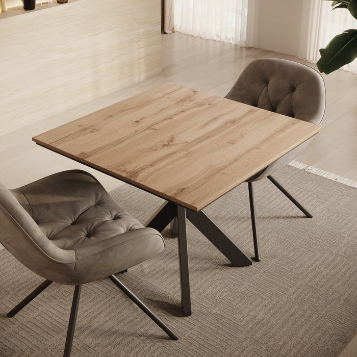 Meubella - Eetkamertafel Pacey - Eiken - 90 cm