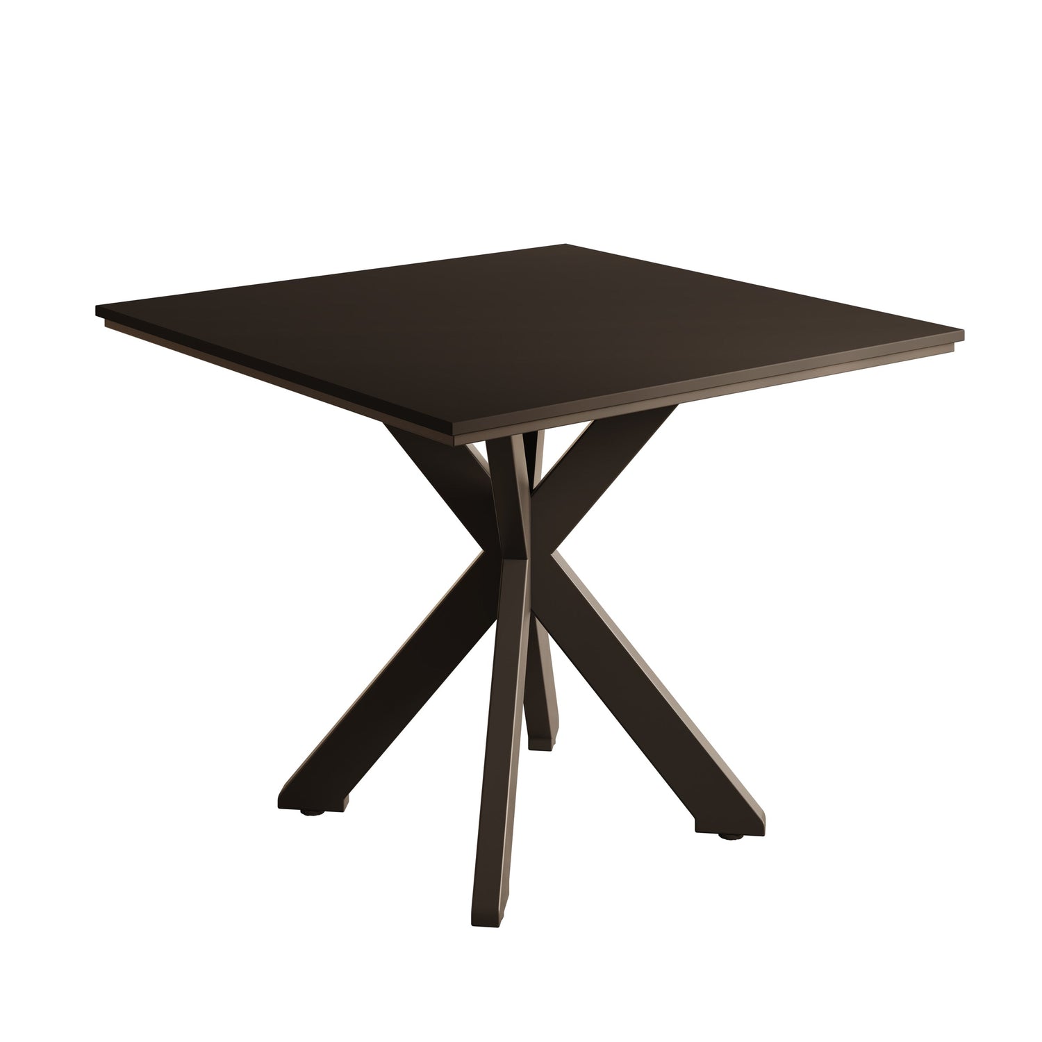Meubella - Eetkamertafel Pacey - Zwart - 90 cm