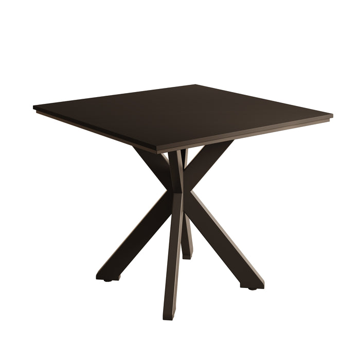 Meubella - Eetkamertafel Pacey - Zwart - 90 cm
