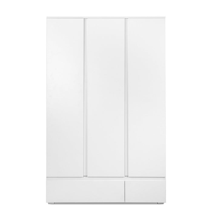 Calicosy - Kast Met 3 deuren en 2 laden - Wit - B120 x H191 cm