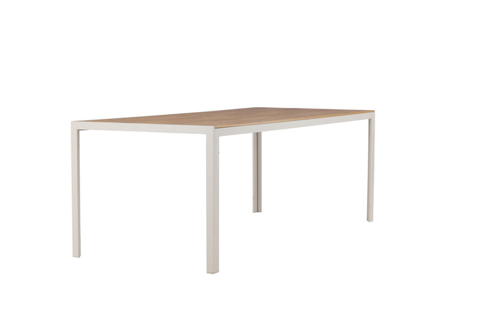 Fjôrd - Eettafel Rechthoek -  Beige - 205x90x74cm - Break