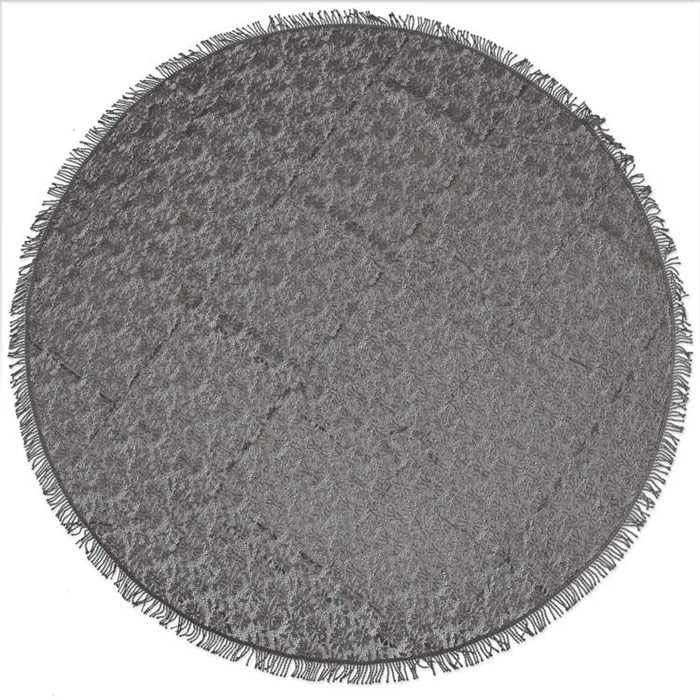 Unique Living | Tafelkleed foam Unique Outdoor 160cm Ø dark grey