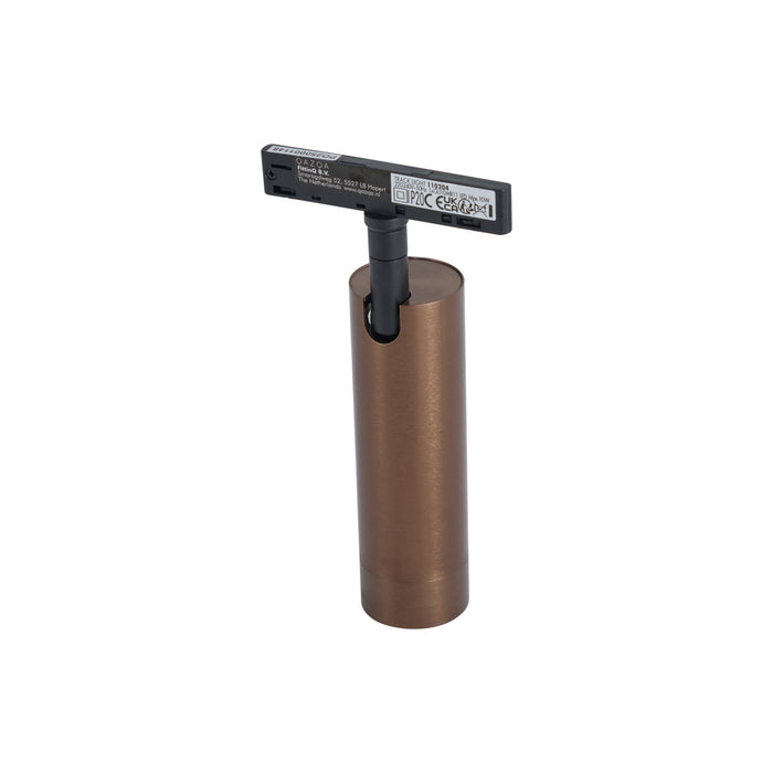 QAZQA Moderne spot donker brons voor railsysteem 1-fase GU10 35mm -