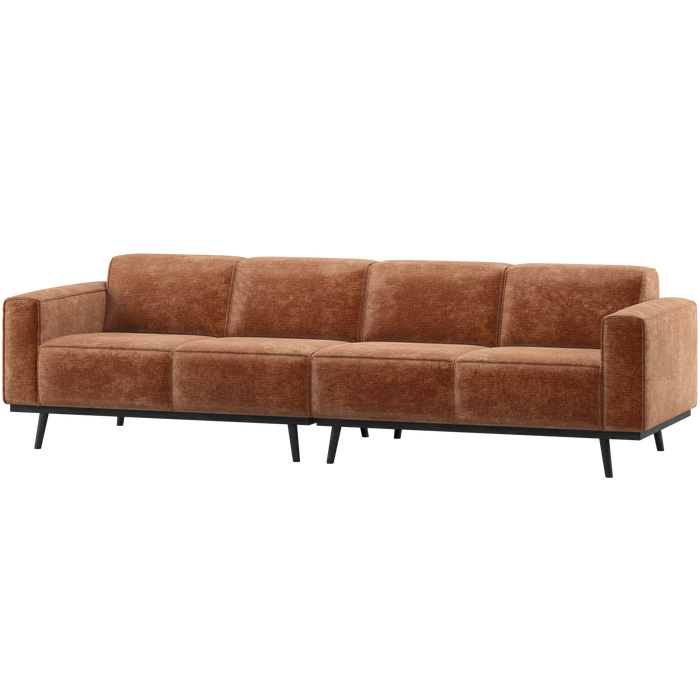 WOOOD Statement 3-Zits Bank 280 cm - Chenille - Velvet Terra