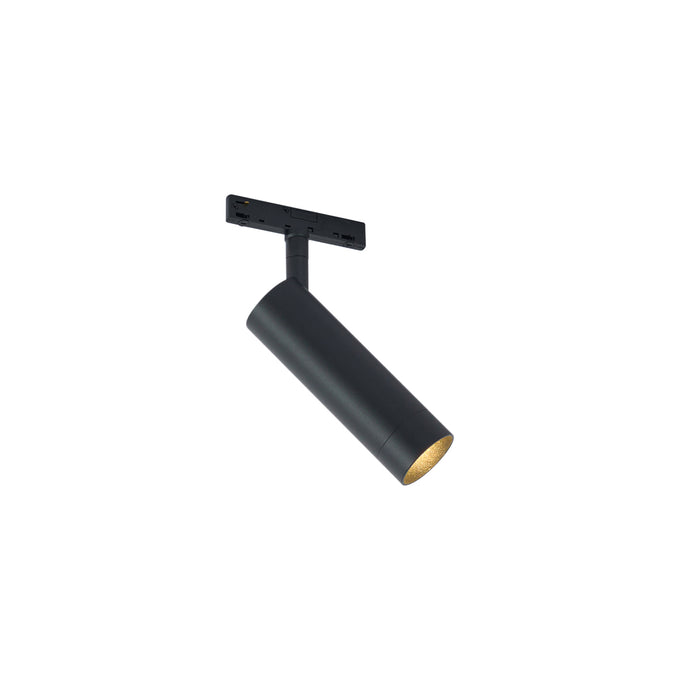 QAZQA Moderne spot zwart voor railsysteem 1-fase GU10 35mm - Slimline